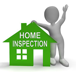 Image showing Home Inspection House Shows Examine Property Close-Up