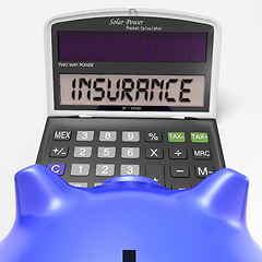 Image showing Insurance Calculator Shows Protection Through Secure Policy