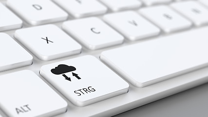 Image showing keyboard data cloud sign