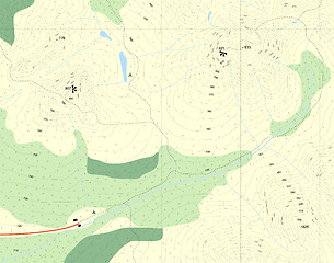 Image showing Contour map