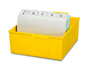 Image showing address storage box