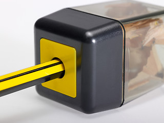 Image showing pencil sharpener with box