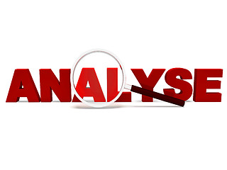 Image showing Analyse Word Shows Analytics Analysis Or Analyzing