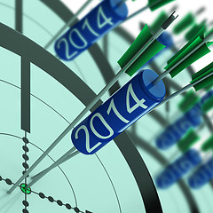 Image showing 2014 Accurate Dart Target Shows Successful Future