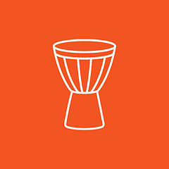 Image showing Timpani line icon.