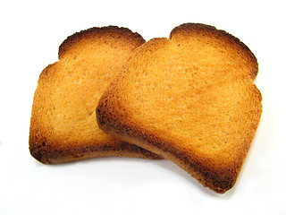 Image showing slices of melba toast