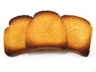 Image showing slices of melba toast