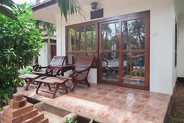 Image showing bungalow at  modern luxury hotel, Samui, Thailand