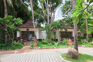 Image showing bungalow at  modern luxury hotel, Samui, Thailand