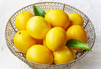 Image showing fresh ripe lemons