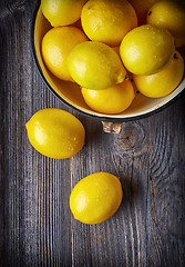 Image showing fresh ripe lemons