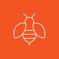 Image showing Bee line icon.