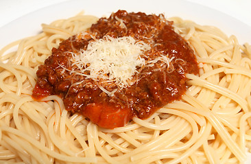 Image showing Spaghetti macro horizontal