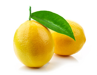 Image showing fresh ripe lemons