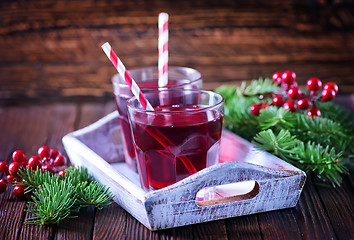 Image showing cherry drink