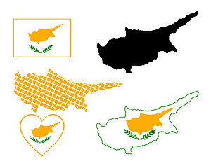 Image showing map of Cyprus