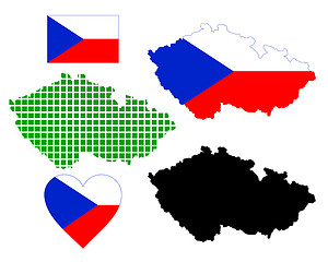 Image showing map of the Czech Republic