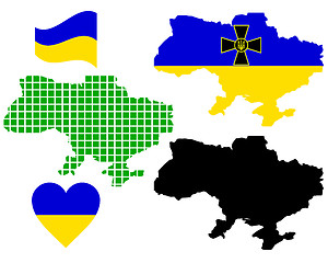 Image showing map of Ukraine
