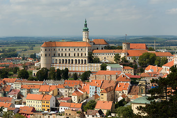 Image showing castle in city Mikulov in the Czech Republic