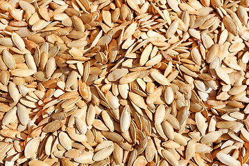Image showing Delicious pumpkin seeds 