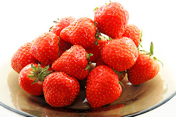 Image showing Delicious fruit strawberry  