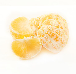 Image showing Delicious fruits tangerines 