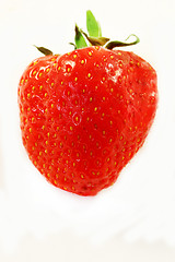 Image showing Delicious fruit strawberry  