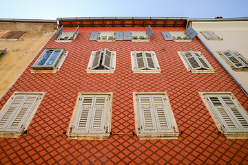 Image showing Windows and walls in old town Rovinj Croatia