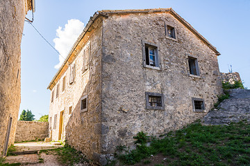 Image showing stone buildings in the old town