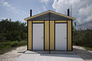 Image showing outhouse florida keys beach