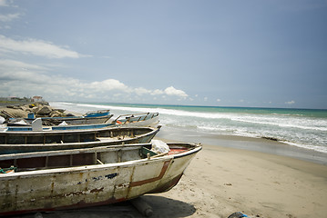 Image showing fishing boat   pacific ruta del sol ecuador