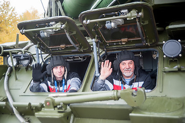 Image showing Crew of Bouck M2E surface-to-air missile systems