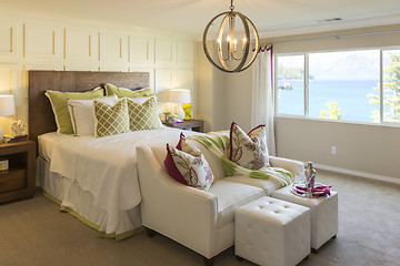 Image showing Beautiful Inviting Bedroom Interior