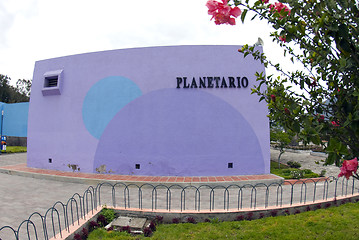 Image showing planetarium at mitad del mundo equator ecuador