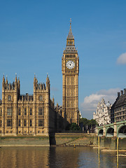 Image showing Houses of Parliament in London