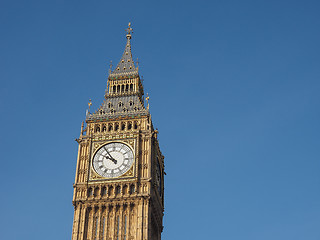 Image showing Big Ben in London