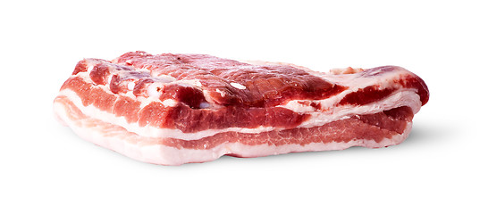 Image showing Big piece bacon