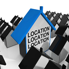 Image showing Location Location Location House Means Situated Perfectly