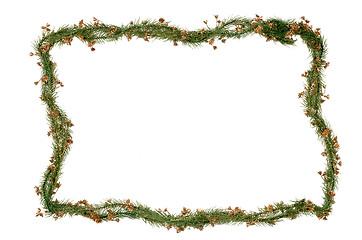 Image showing Christmas frame decoration 