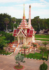 Image showing Traditional Thai crematorium