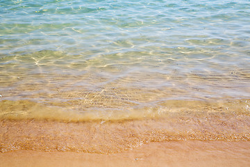 Image showing flow foam and froth in the sea     