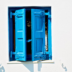 Image showing in santorini europe greece  old architecture and blue    venetia