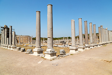 Image showing  in    construction asia turkey    and the roman temple 