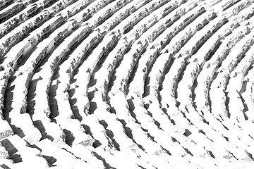 Image showing in turkey europe aspendos the old theatre abstract texture of st