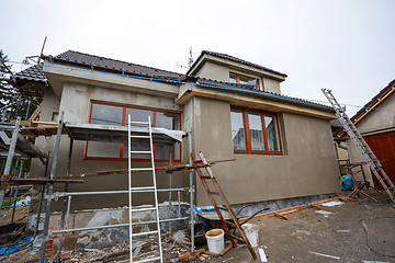 Image showing Construction or repair of the rural house