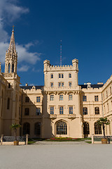 Image showing Lednice Castle in South Moravia in the Czech Republic