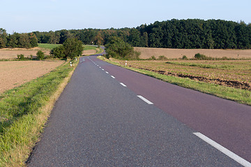 Image showing landscape of ground road