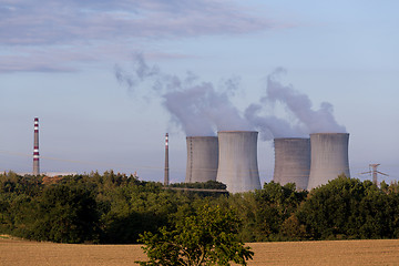 Image showing Cooling towers at the nuclear power plant