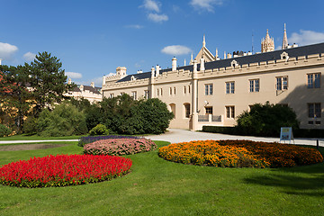 Image showing Lednice Castle in South Moravia in the Czech Republic