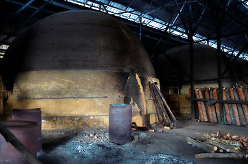 Image showing Traditional Charcoal factory, Sepetang, Malaysia 